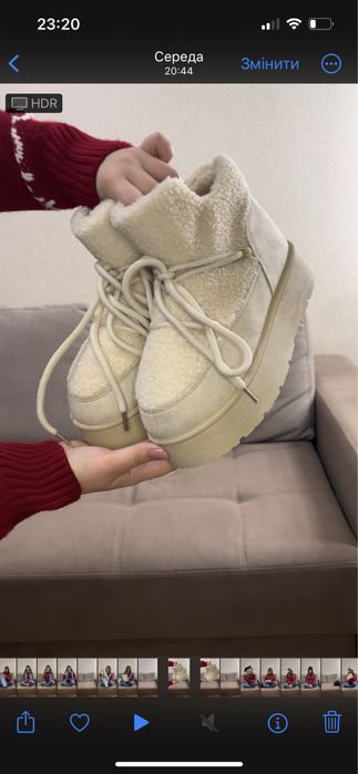 Місяцеходи жіноче взуття 38р 38,5р