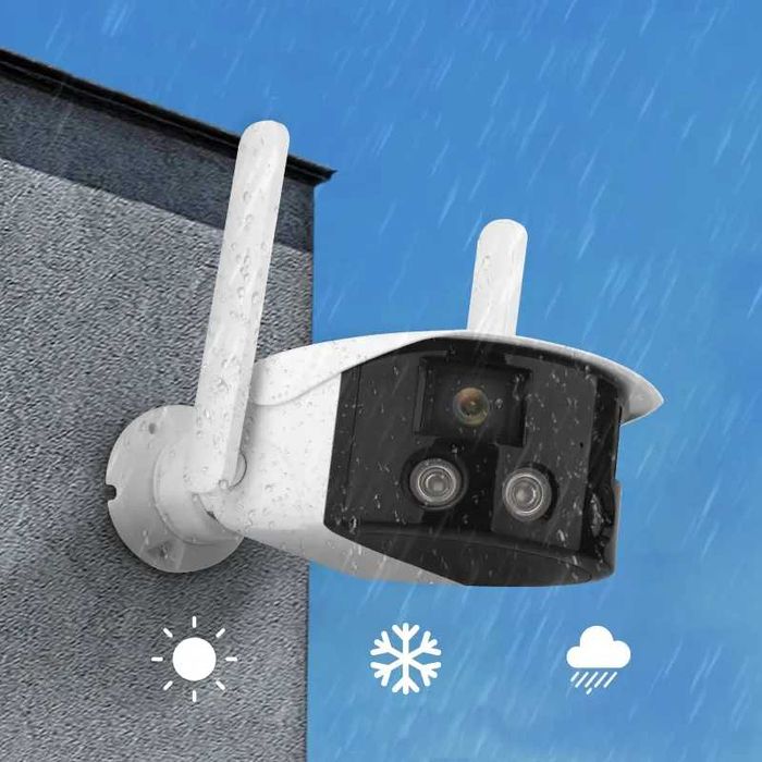 Podwójna Kamera Zewnętrzna Tubowa Wifi 4Mpx