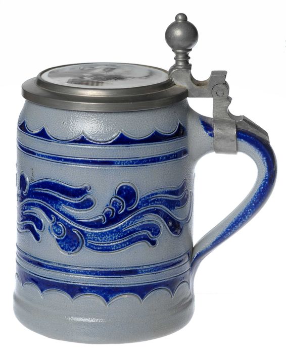 Kufel na piwo ceramiczny niemiecki okolicznościowy