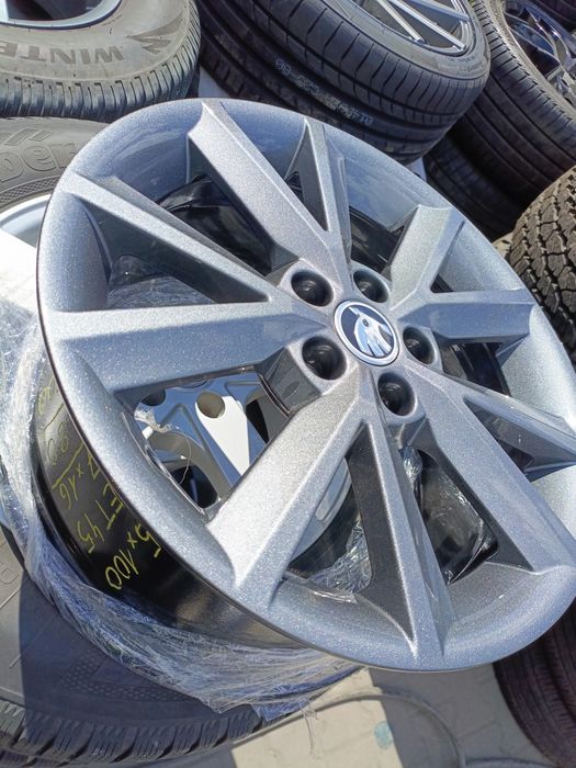 Felgi aluminiowe oryginalne skoda 5x100 et45 7jx16 VW seat