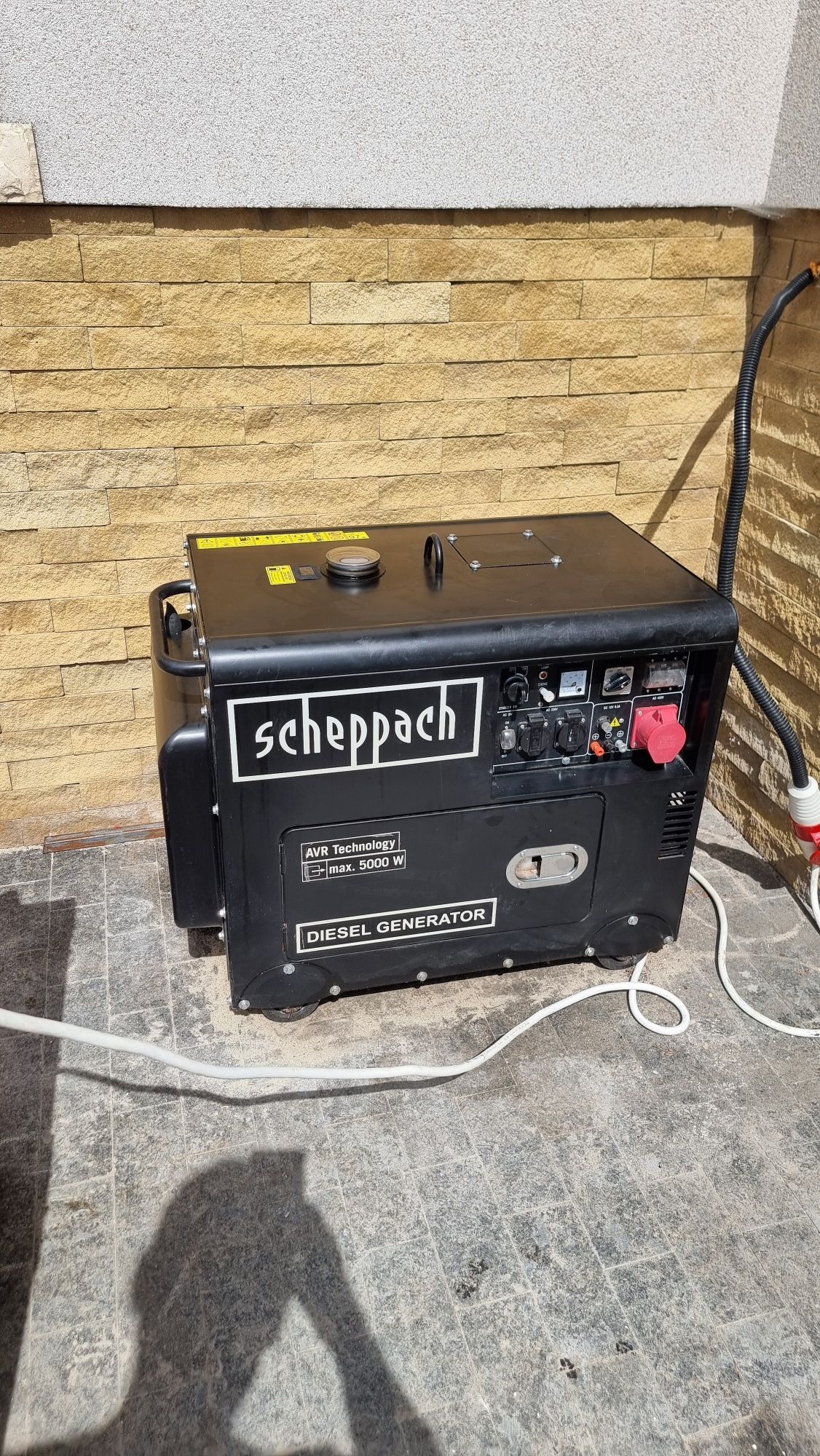 Продам дизельний генератор Scheppach DGS 5500 Black Edition
