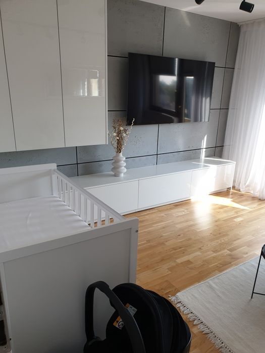 Meble do salonu biały połysk