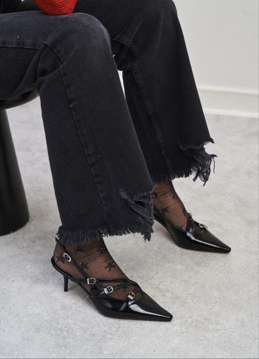 Якісні та стильні туфлі слінгбеки, 36 розмір