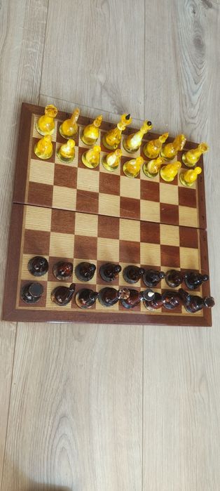 Szachy drewniane radzieckie ZSRR