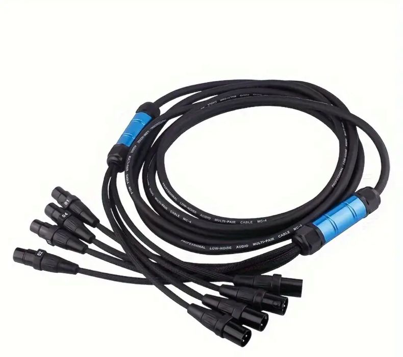 Kabel XLR 5 metrow 4 tory multicore