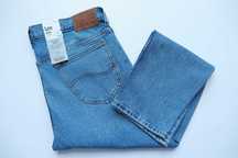 LEE RIDER W34 L30 męskie spodnie jeansy slim straight nowe okazja