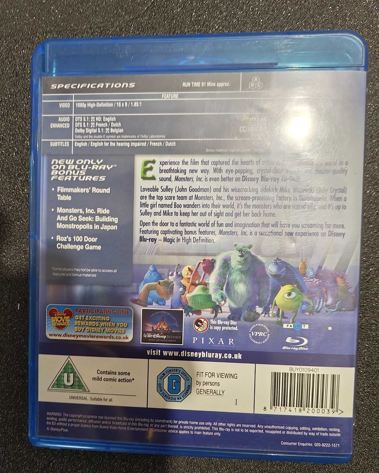 Filme Monsters Inc