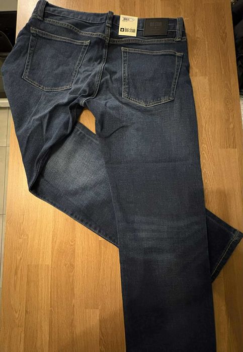 Big STAR jeansy męskie proste tommy 630 33/32