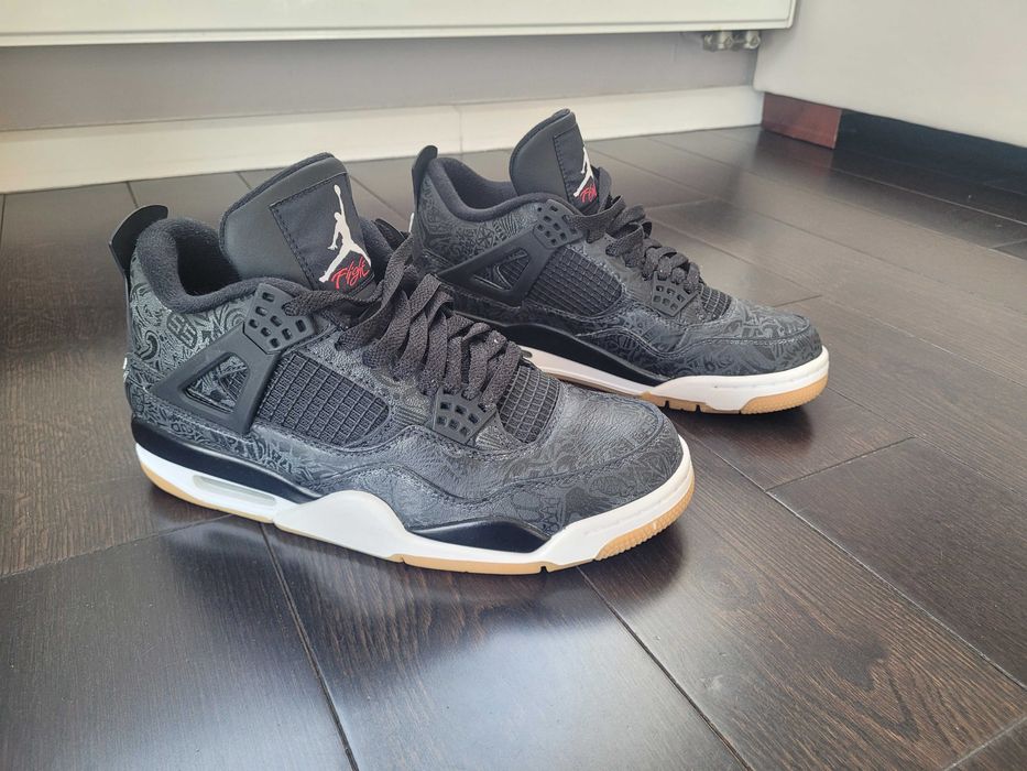 Jordan 4 Retro Laser Black