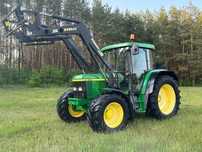 John Deere  6210 tur Pneumatyka 40km z Niemiec