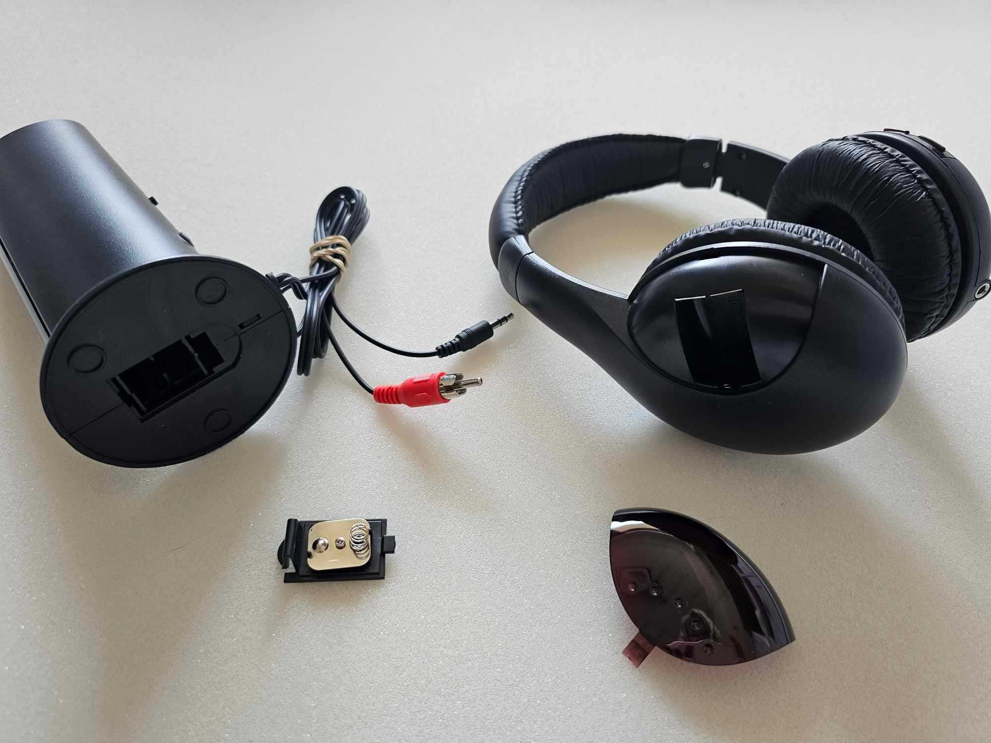 Bezprzewodowe słuchawki nauszne Hi-Fi S-XBS 5w1 czarne