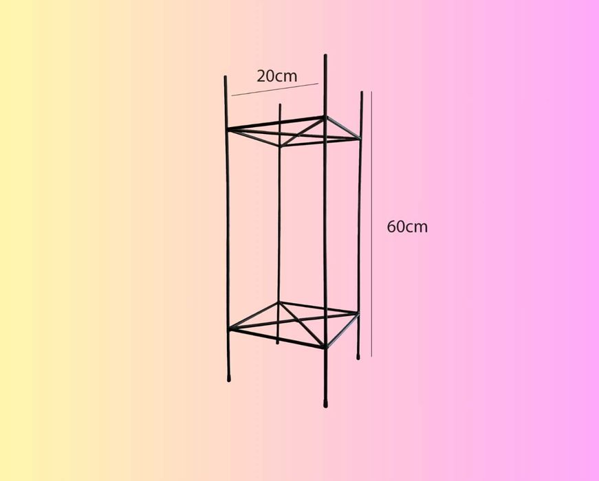 KWIETNIK Stojak Na Kwiaty Stojący Metalowy Loft Nowoczesny