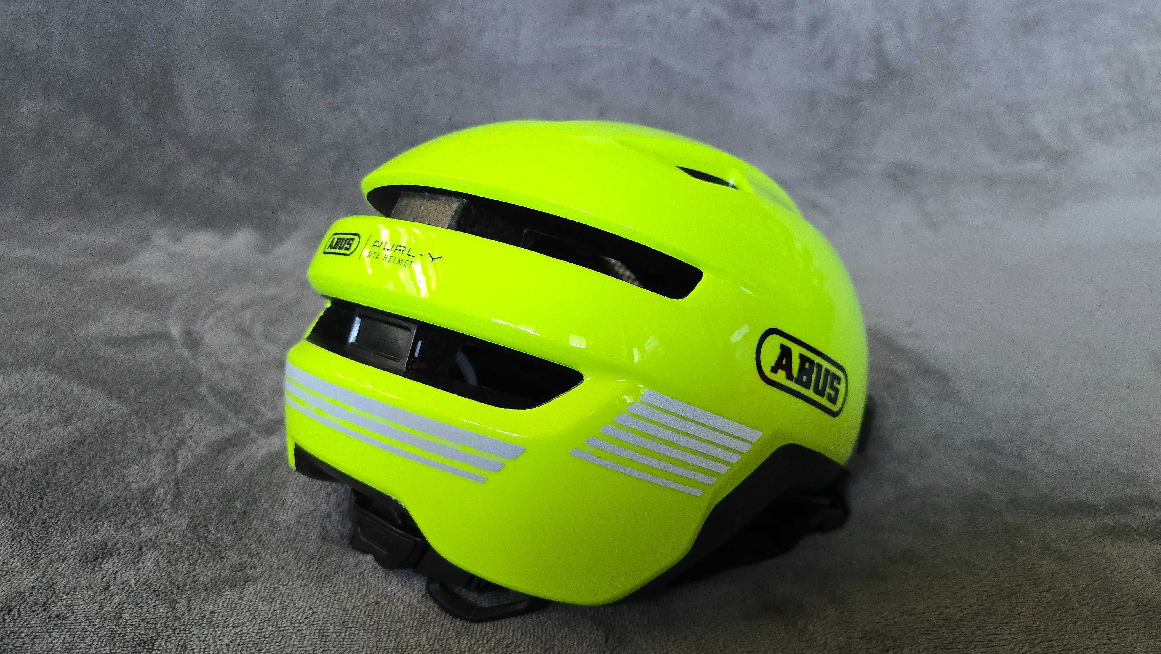 Kask rowerowy Abus Purl-y Signal Yellow rozm M 54-58