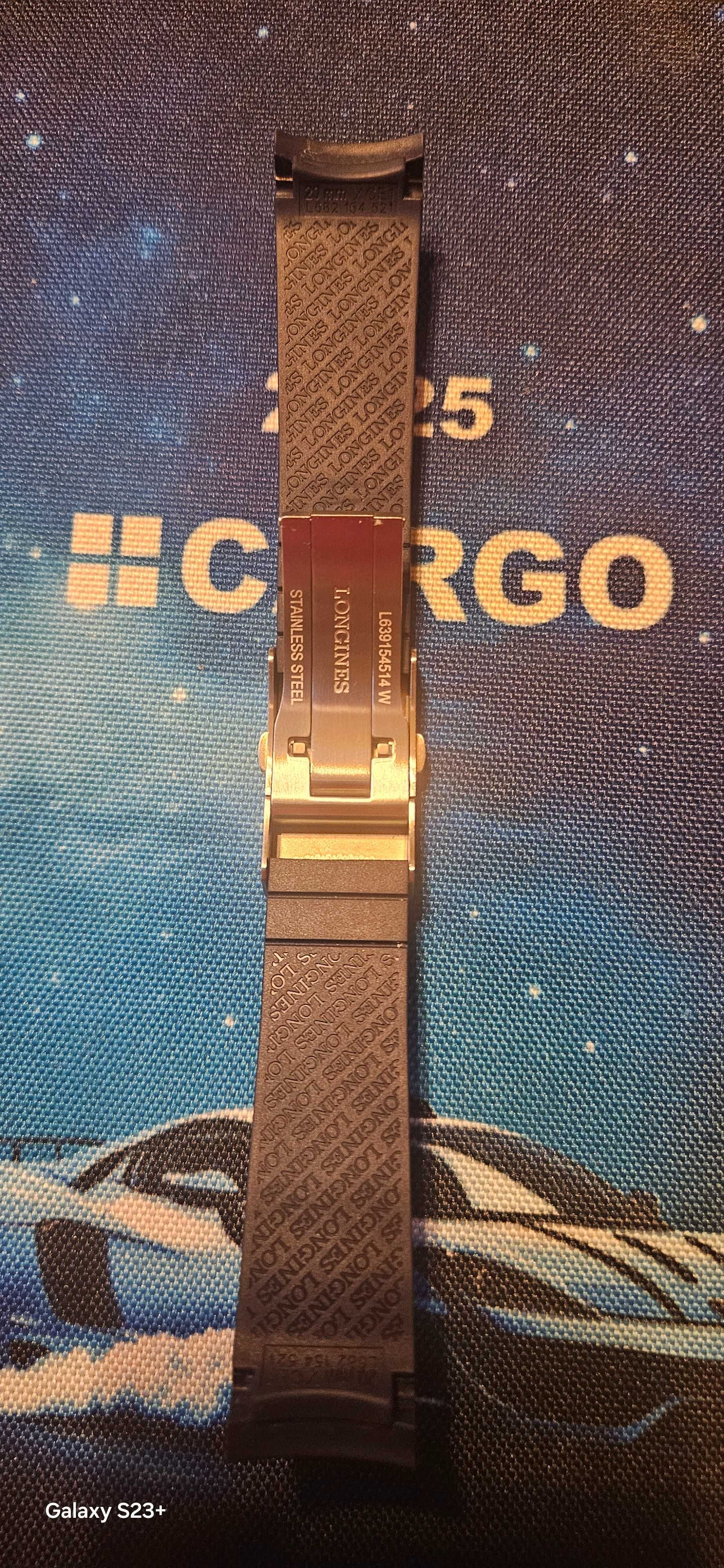 pasek z zapieciem oryginal  longines V.H.P 41mm