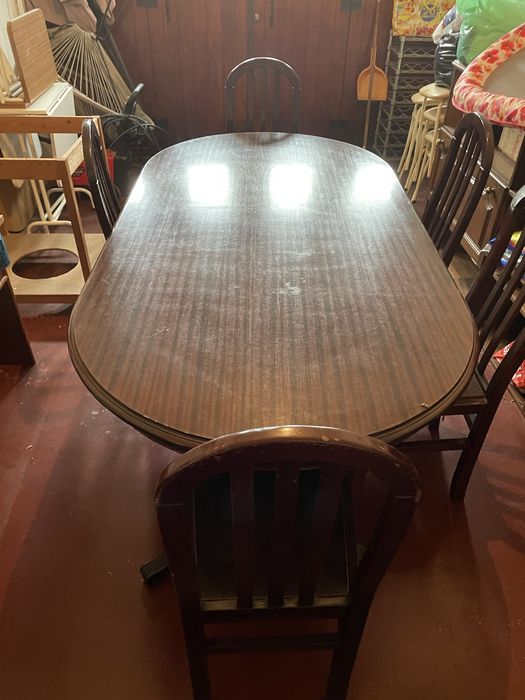 Mesa jantar e 5 cadeirar