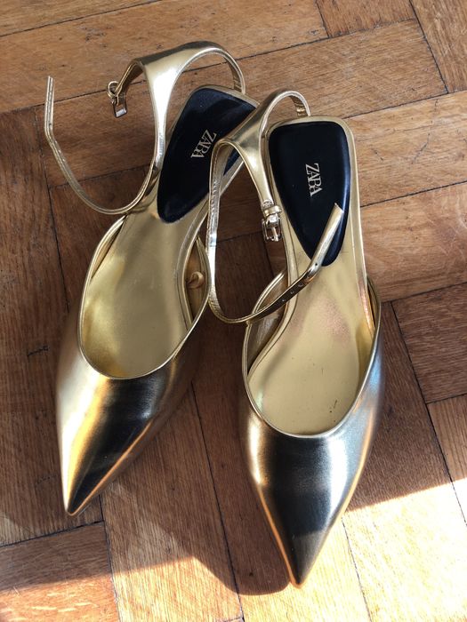 Złote buty Zara nowe rozm. 40
