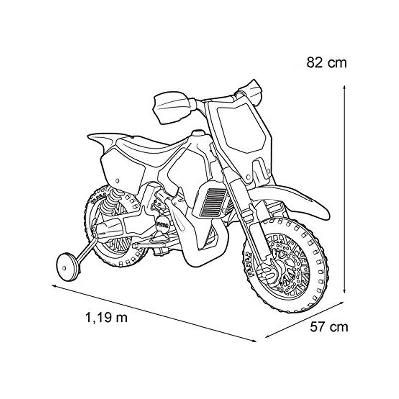 Feber Motor Na Akumulator 6V Rider Cross