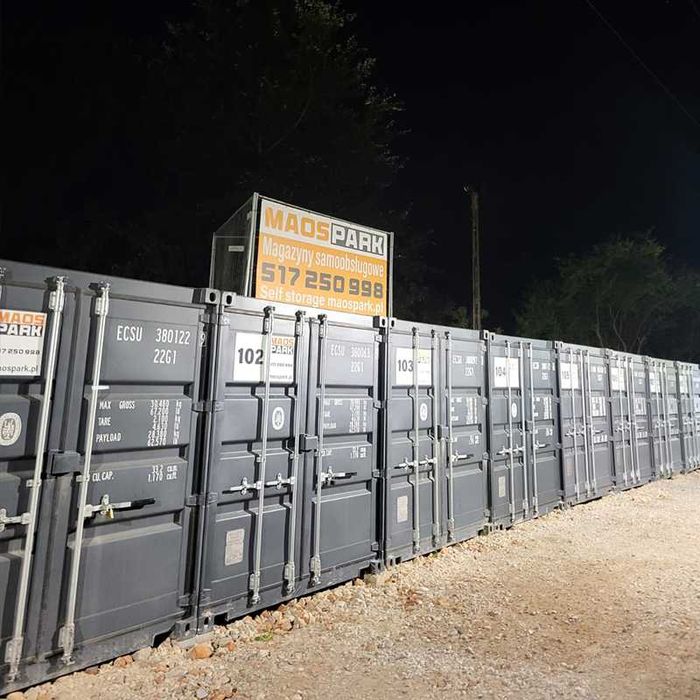 Wynajem BOX kontener magazyn samoobsługowy 33m3, Warszawa Bielany