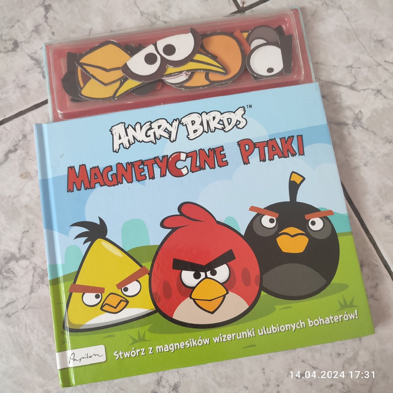 Książka "Magnetyczne ptaki Angry Birds" - oprawa twarda