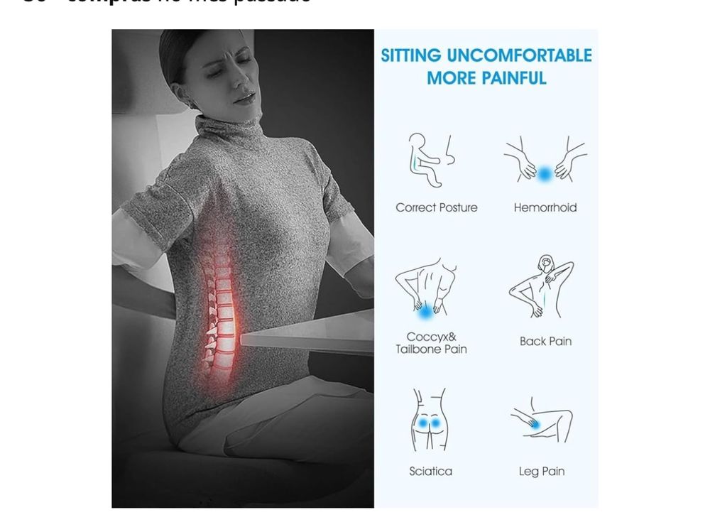 Almofada Feager super confortável e ergonómica