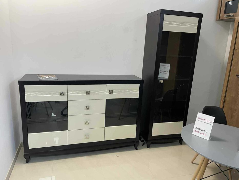 (102WN) Witryna + komoda, Largo , wyprzedaż 1899 zł