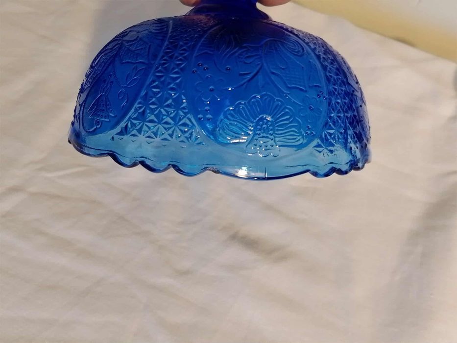 Cukiernica medaliony Ząbkowice kobalt