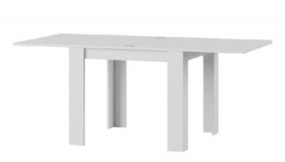 Stół Saturn kwadratowy rozkładany biały 90x90 90x180