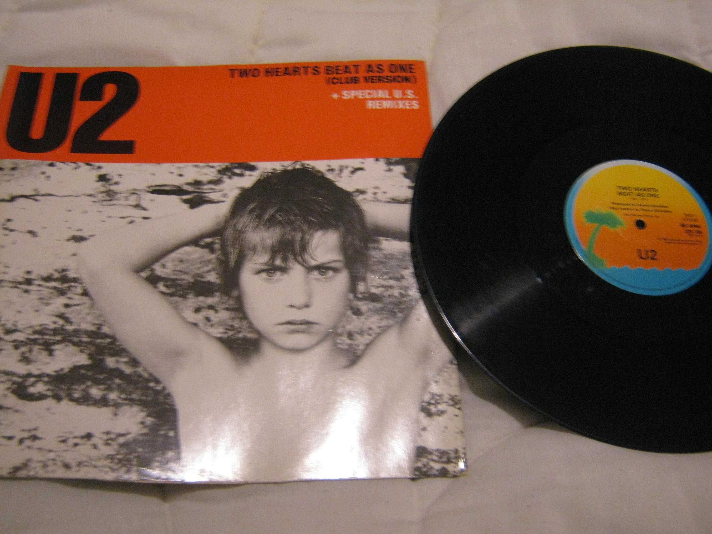 U2 Two Hearts Beat As One - Maxi Single