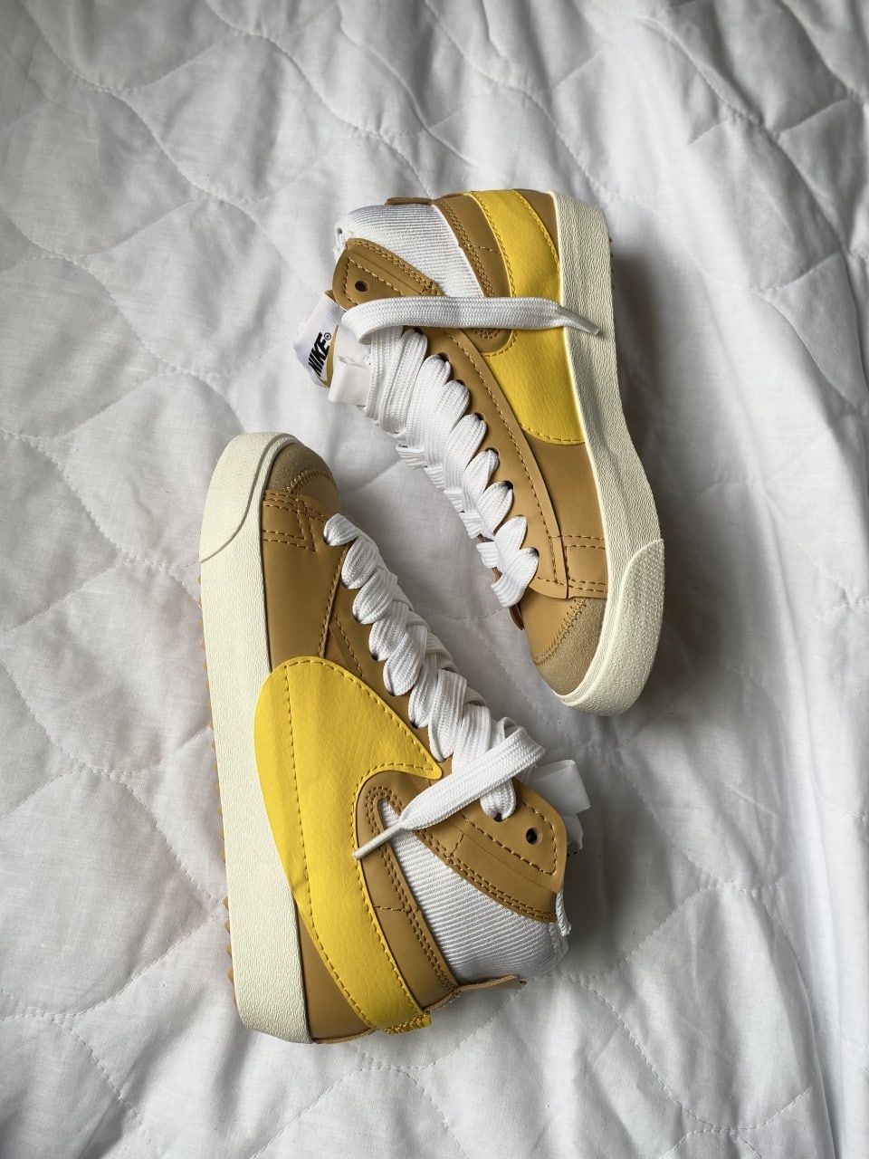 Жіночі кросівки Nike Blazer Mid '77 Jumbo Beige/Yellow