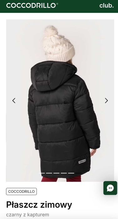 płaszczyk kurtka dziewczęca Coccodrillo 158 (164)