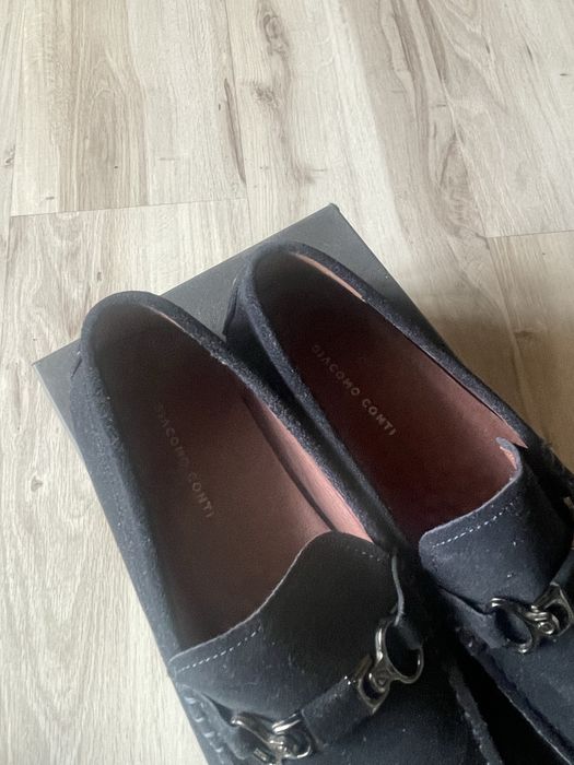 Mokasyny / loafersy Giacomo Conti skóra