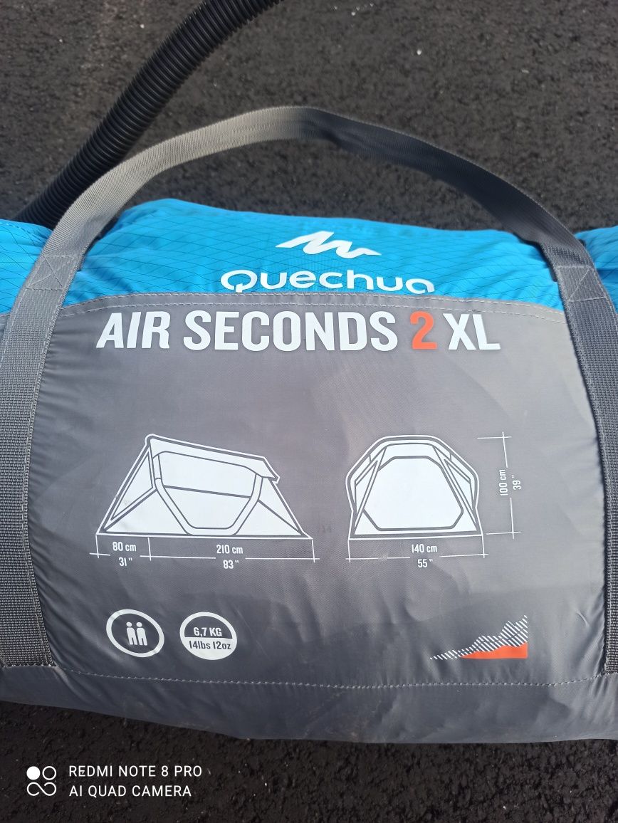 Quechua Air Seconds 2XL надувний намет на двох, палатка відпочинок