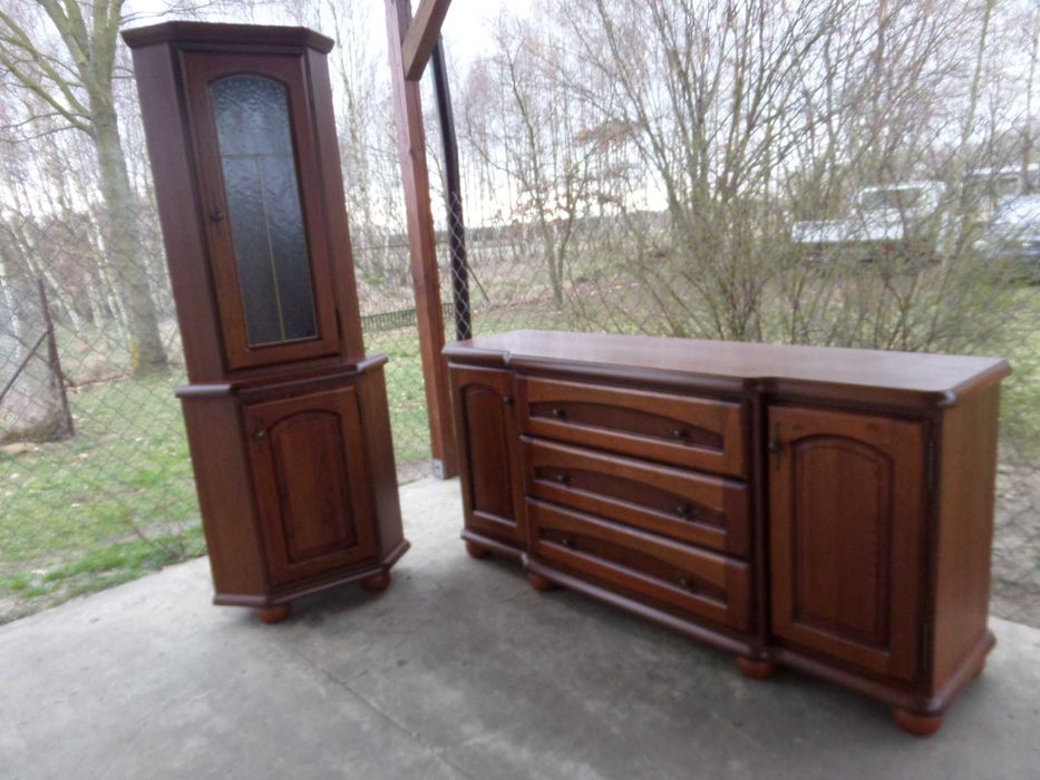 Kredens witryna brw BAWARIA kolor orzech stan bdb WYSYŁKA dowóz