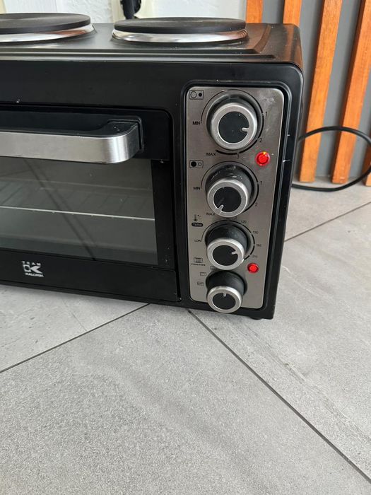 Міні-піч з двома конфорками — духовка + електроплита 2 в 1