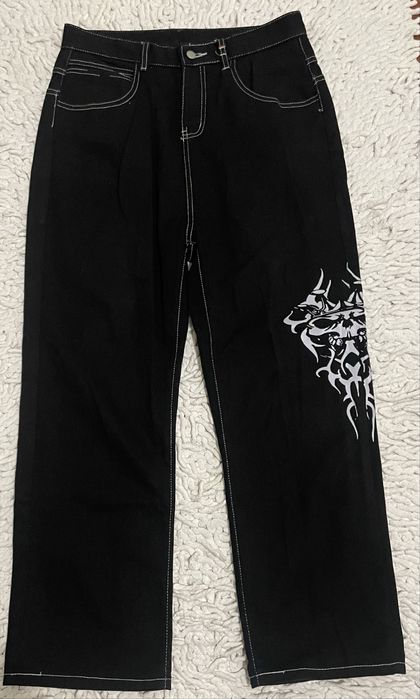 джинси чорні jnco(фейк)