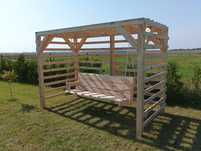 Huśtawka ogrodowa duża, Pergola