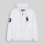 Зіп худі polo ralph lauren / зіп худі поло ральф лаурен / худі білий