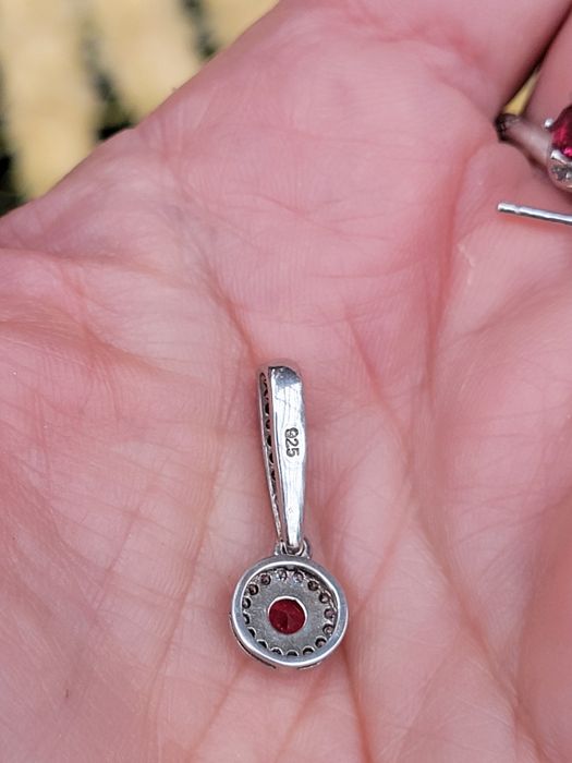 Комплект серебро ажурный