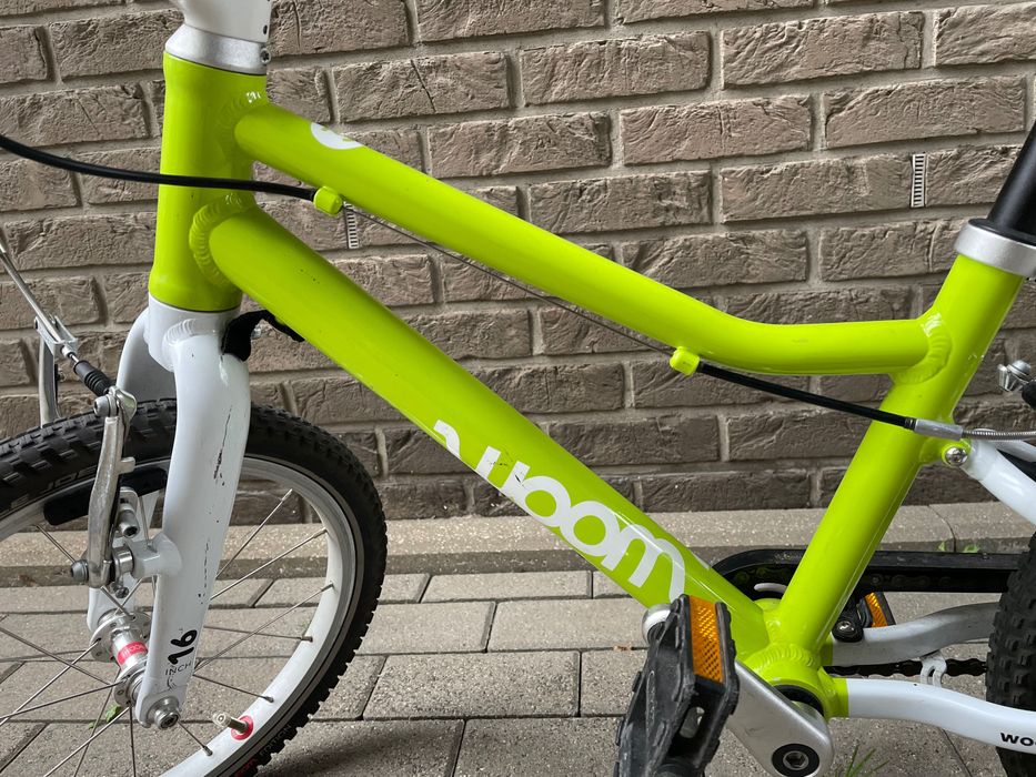 Rower Woom 3 automagic w kolorze limonkowym