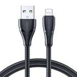 Joyroom kabel USB - Lightning 2.4A Surpass Series 2 m czarny (S-UL012A