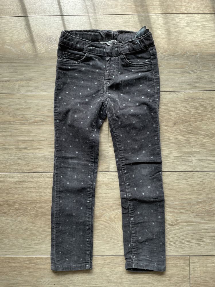 Hm h&m spodnie jegginsy sztruksowe jeansy legginsy stretch