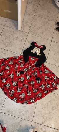 bluza, koc, kocobluza oversize w Myszka Minnie, z rękawem