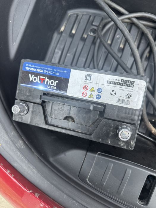 Акумулятор volthor ultra 12v 45ah 360a