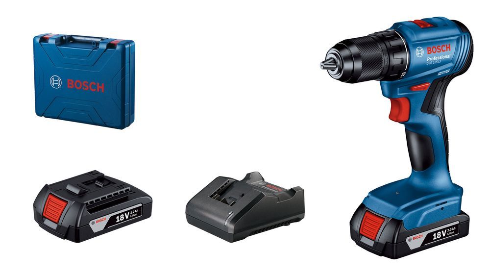 Wiertarko-Wkrętarka Akumulatorowa Gsr 185-Li 2*2.0Ah Bosch B 6019K3000
