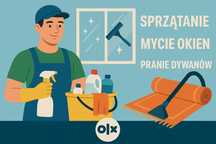 Sprzątanie domów i mieszkań | Mycie okien, pranie dywanów