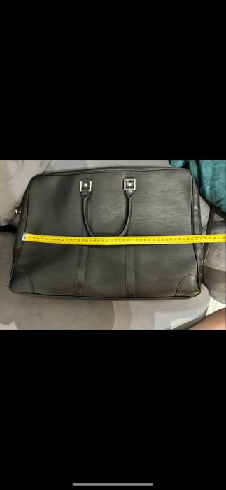 Сумка для ноутбуку шкіряна Портфель Louis Vuitton Voyage номерна