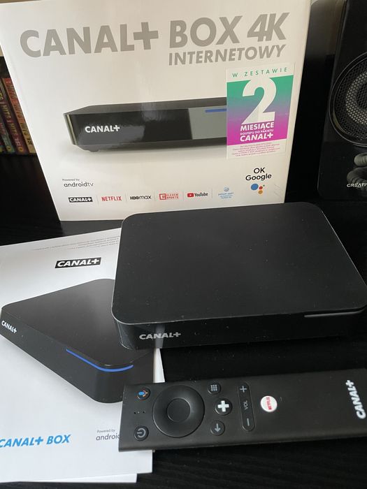 Dekoder Canal+ Box 4K komplet