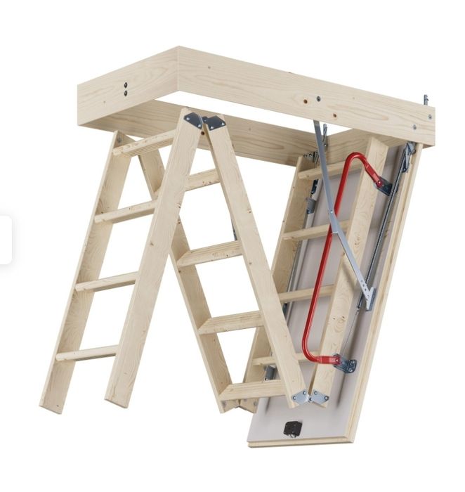 Escada de encolher para sótão