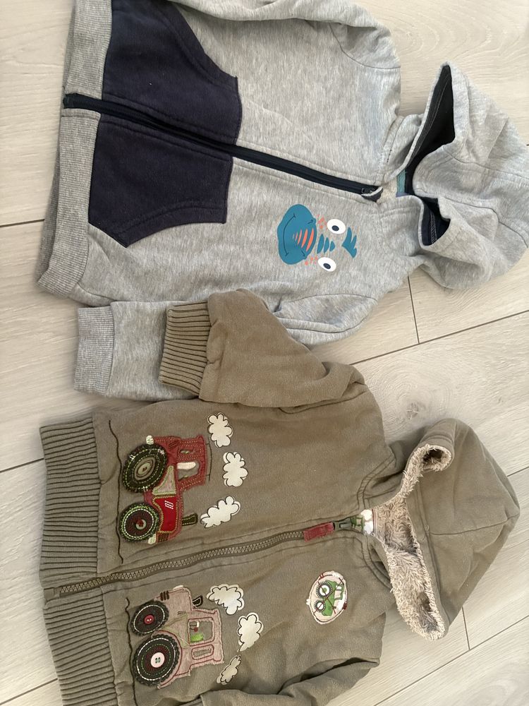 Zestaw 6, bluza r 86 wiosenna chłopięca polar