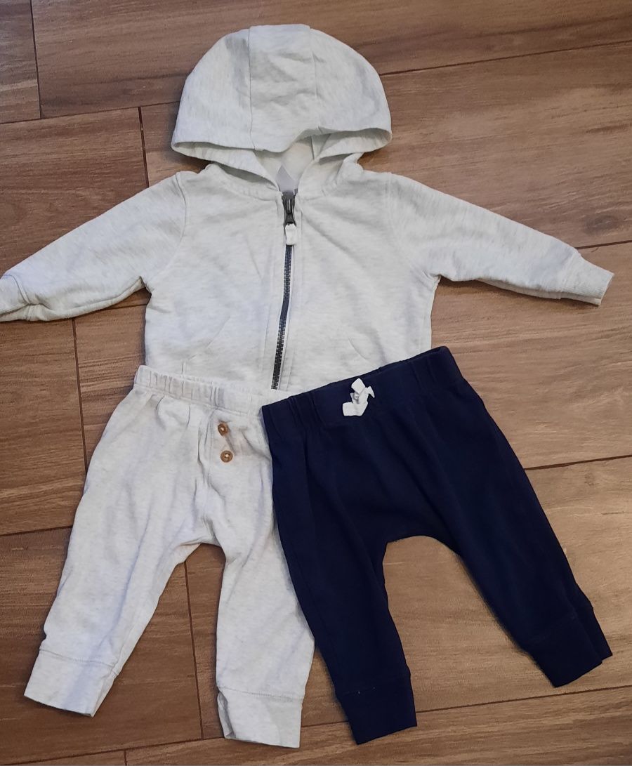 Carters dres Bluza i 2 pary spodni rozmiar 68